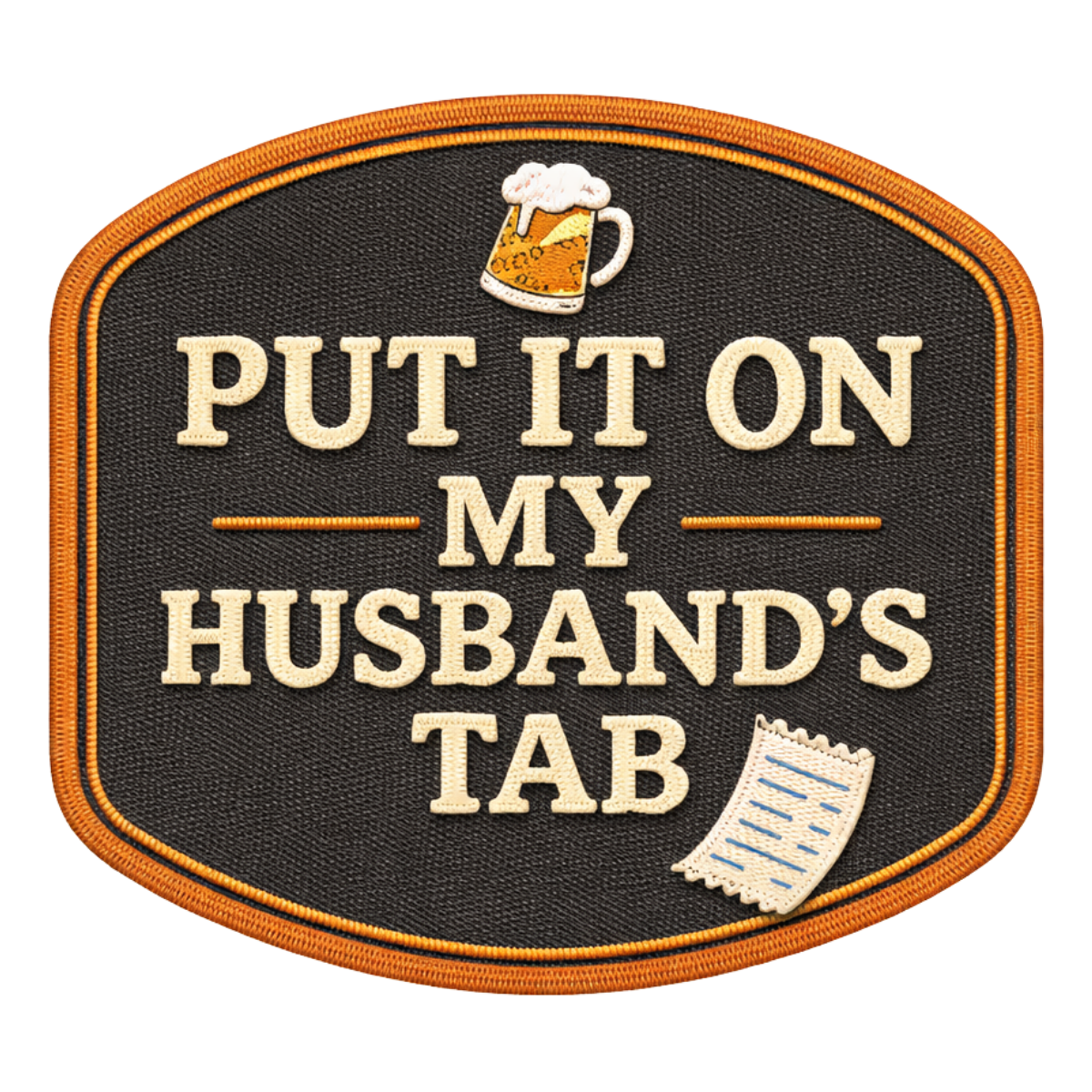 Put it on my Husbands Tab sticker