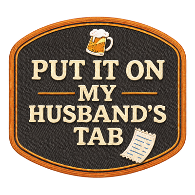 Put it on my Husbands Tab sticker