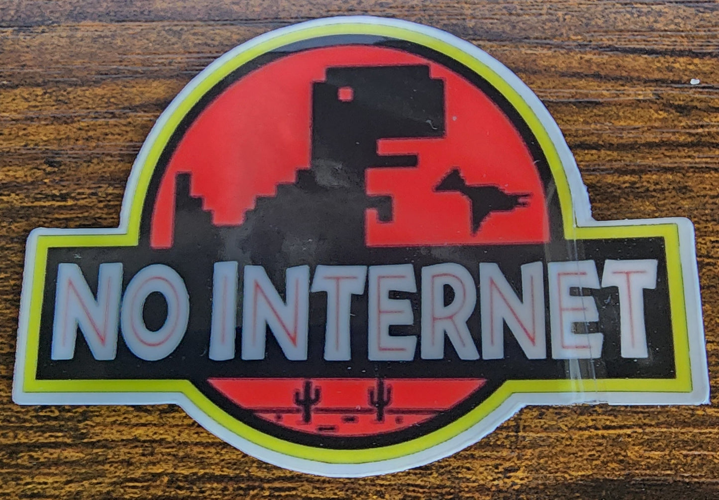 No internet sticker