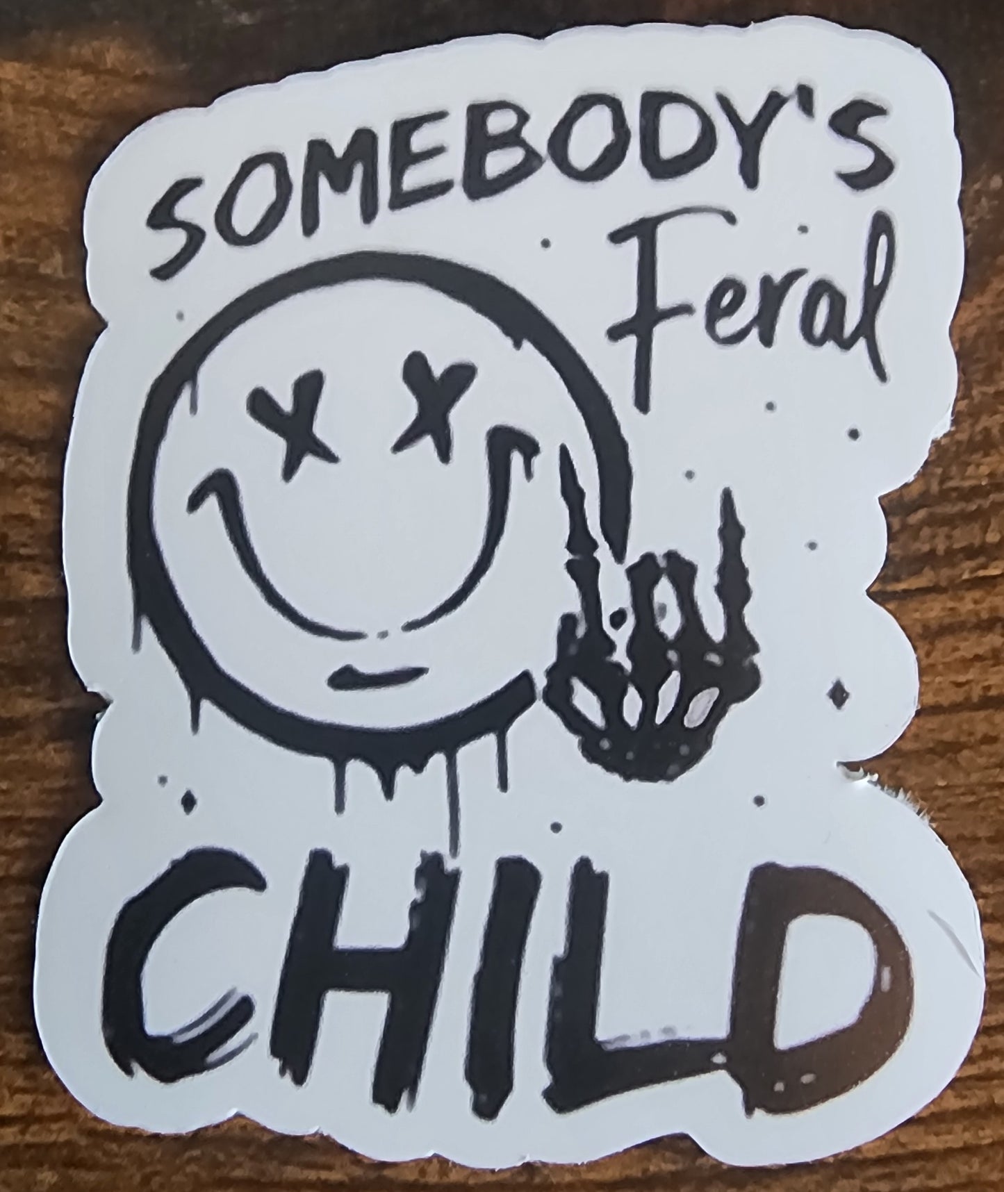 somebody's feral child sticker