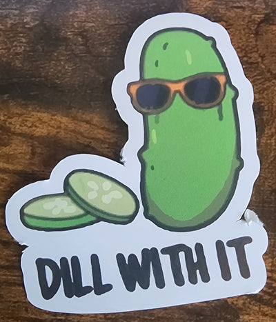 Dill with it sticker