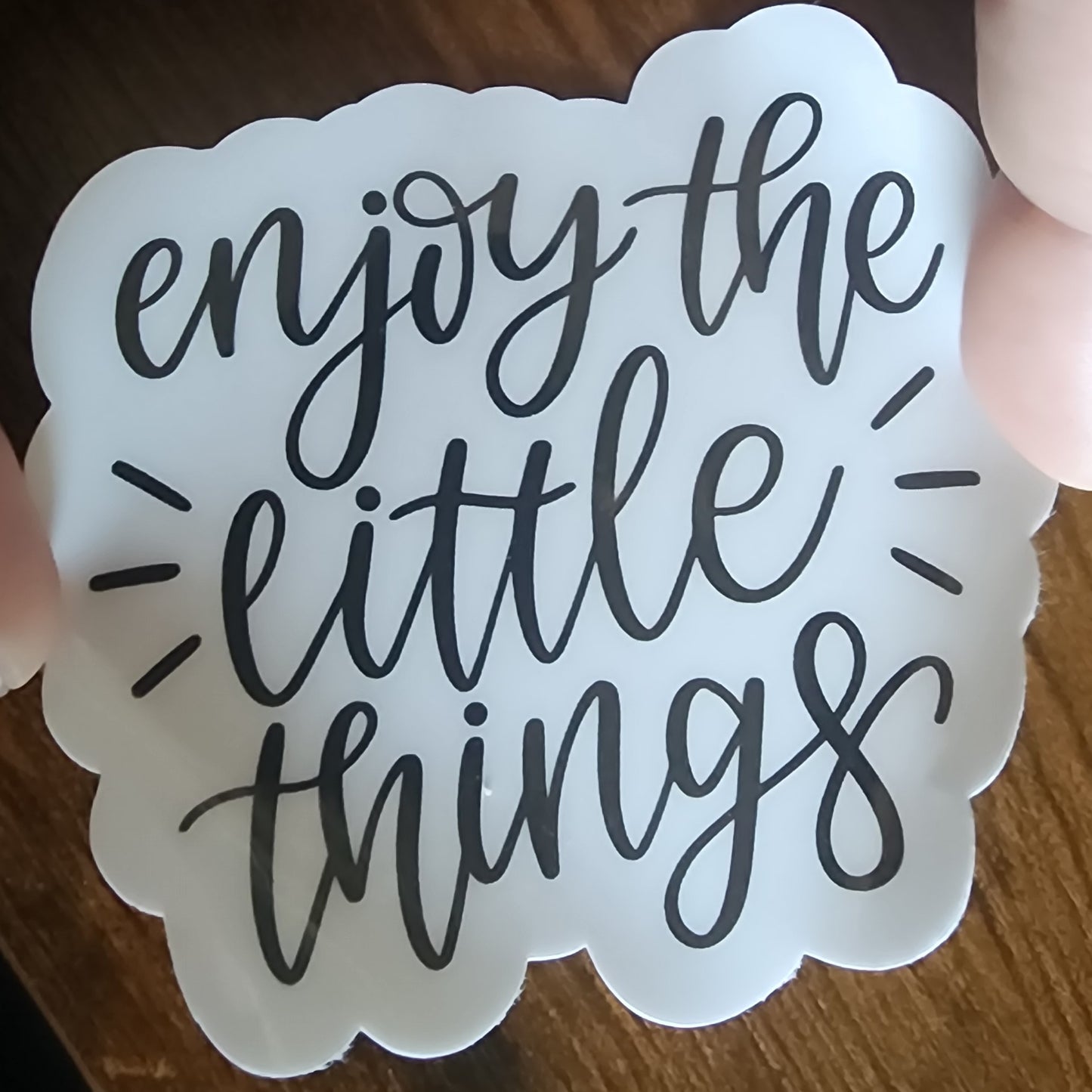 Enjoy the little things stickers