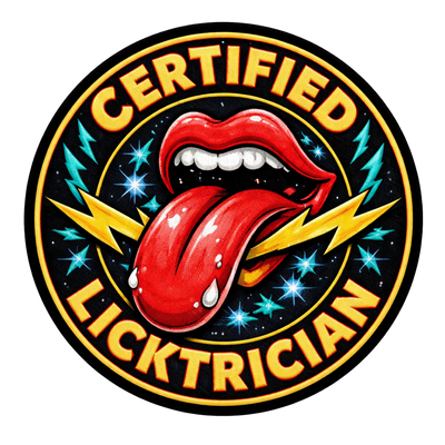 Certified Licktrician Sticker