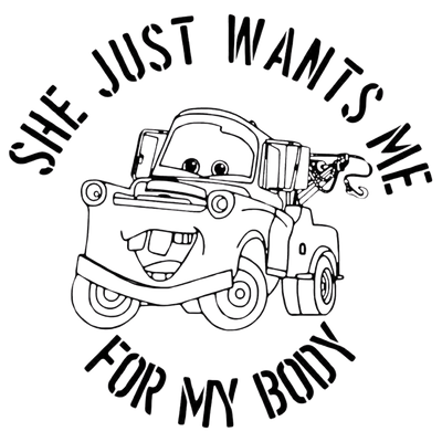 she just wants me.... sticker