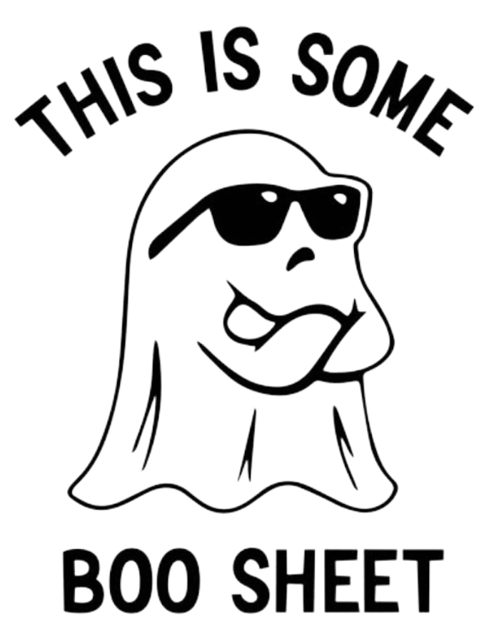 This is some boo sheet sticker
