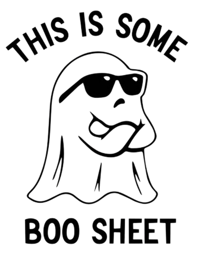 This is some boo sheet sticker